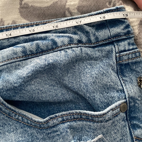 Torrid Distressed Mom Jeans - Light Wash - Picture 6 of 6